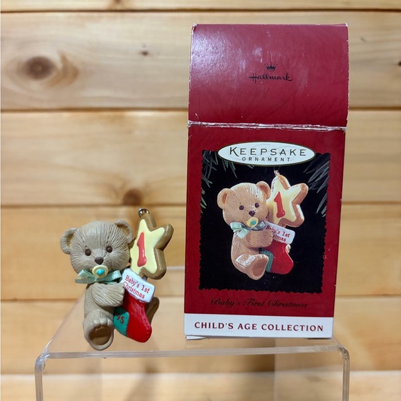 Vintage Hallmark Childs Age Collection Ornaments - Age 1 - 5 - Picture 2 of 7